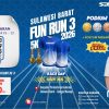 HUT Sulbar ke-22 Makin Meriah, Fun Run 3 Siapkan Hadiah dan Doorprize