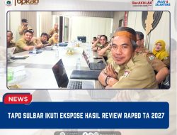 TAPD Sulbar Ikuti Ekspose Hasil Review RAPBD TA 2027