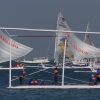 Etape Kedua Sandeq Silumba Dimulai, 80 Perahu Langsung Disambut Angin Kencang, 1 Terbalik