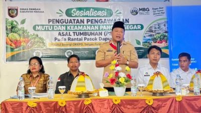 Dinas Pangan Sulbar Perkuat Pengawasan Keamanan Pangan Rantai Pasok MBG di Mamasa