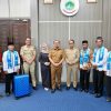 Karo Pemkesra Ikuti Pelepasan Ibadah Umroh Para Imam Masjid