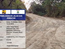 Siapkan Penanganan Jalan 12 KM, PUPR Sulbar Utuhkan Konektivitas Mehalaan Mamasa-Matangnga Polman